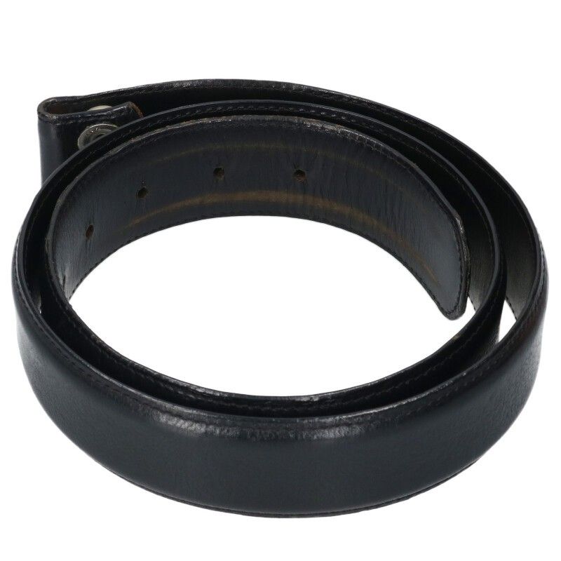 クロムハーツ 1.5 STRAP/1.5inchスクロールレーベルリベッツ レザー  