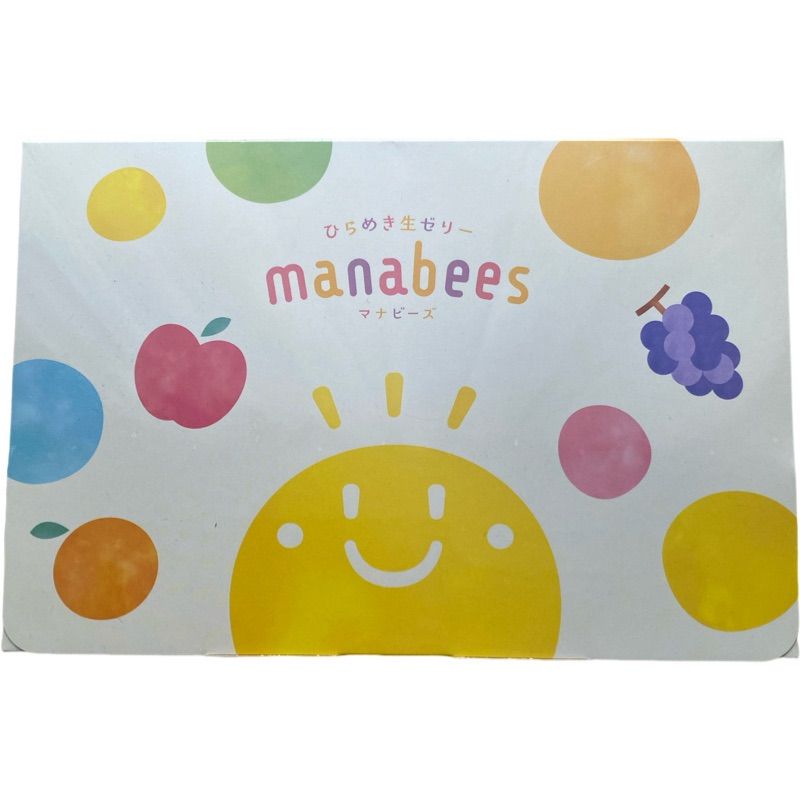 マナビーズ ひらめき生ゼリー manabees ぶどう味 オレンジ味 10g✖️30