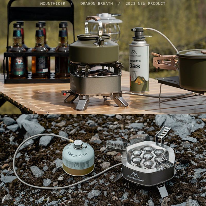 高火力6800Wガスバーナー Mountainhiker キャンプ ストーブ 高