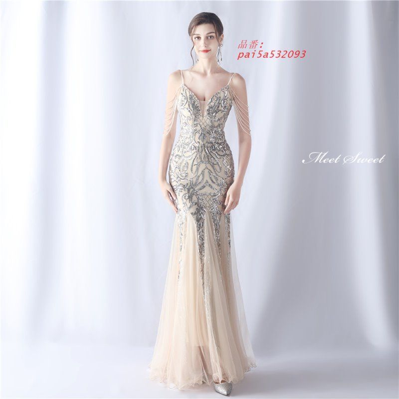 マーメイドラインドレス イブニングドレス