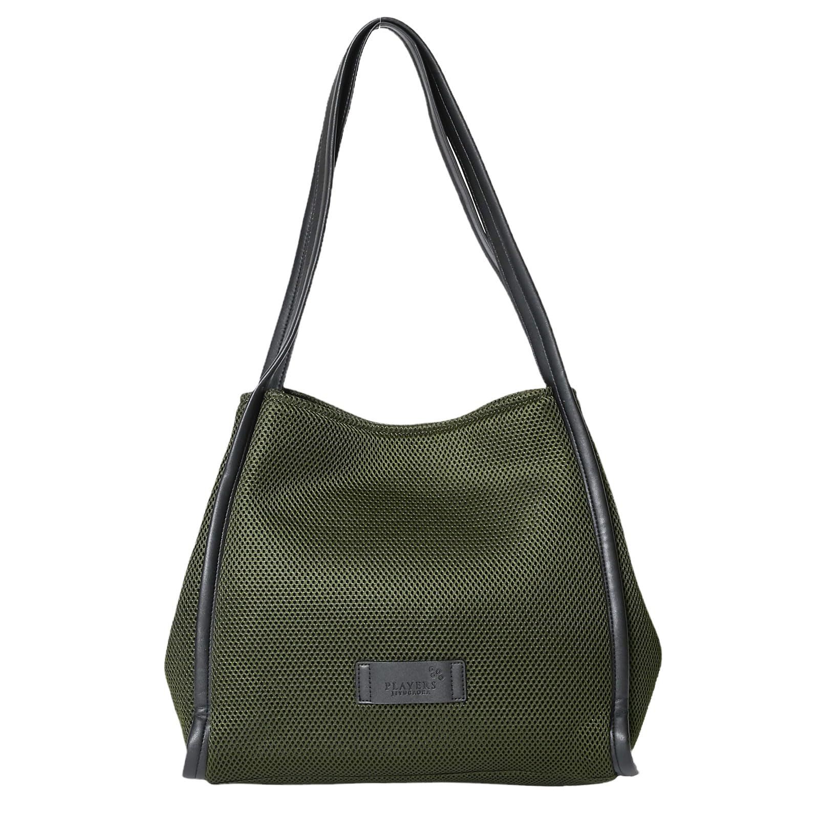 プレイヤーズ バッグ エアメッシュトートＭ 91208055 バッグ女性 91208055E カーキ 約横31cm×縦29cm×マチ15cm