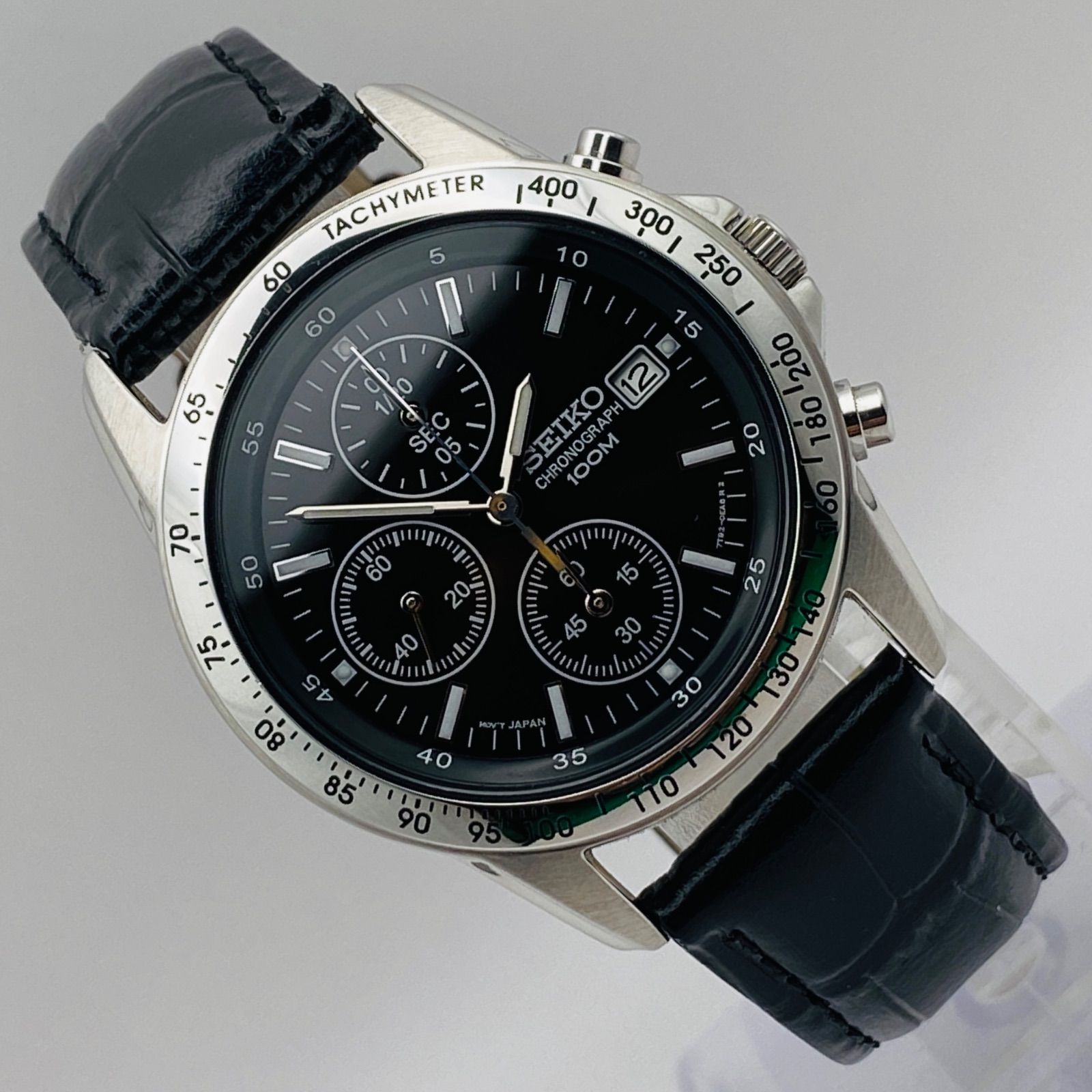 【電池新品】SEIKO セイコー クロノグラフ メンズ腕時計 7T92-0DW0 楽天市場】電池交換済 SEIKO セイコー クロノグラフ 7T92-0DX0