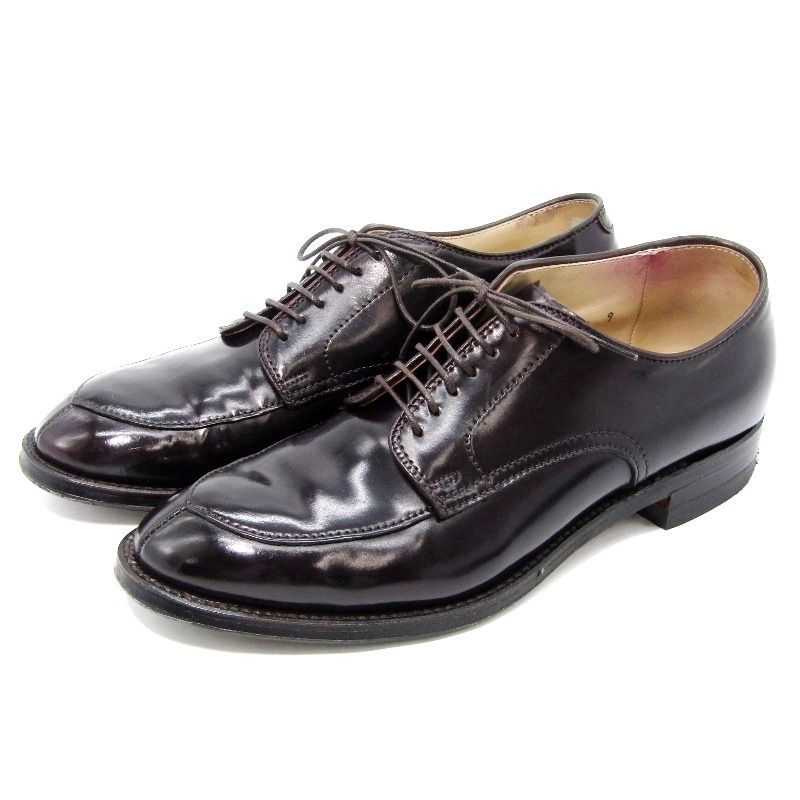 Alden オールデン US7.5D 25.5cm Vチップ 54321 アルガンコン