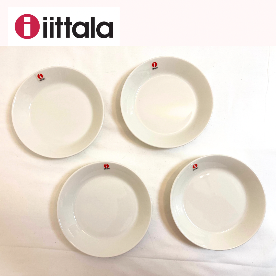 【新品】iittala イッタラ Teema ティーマ　プレート　15㎝　ホワイト　4枚セット