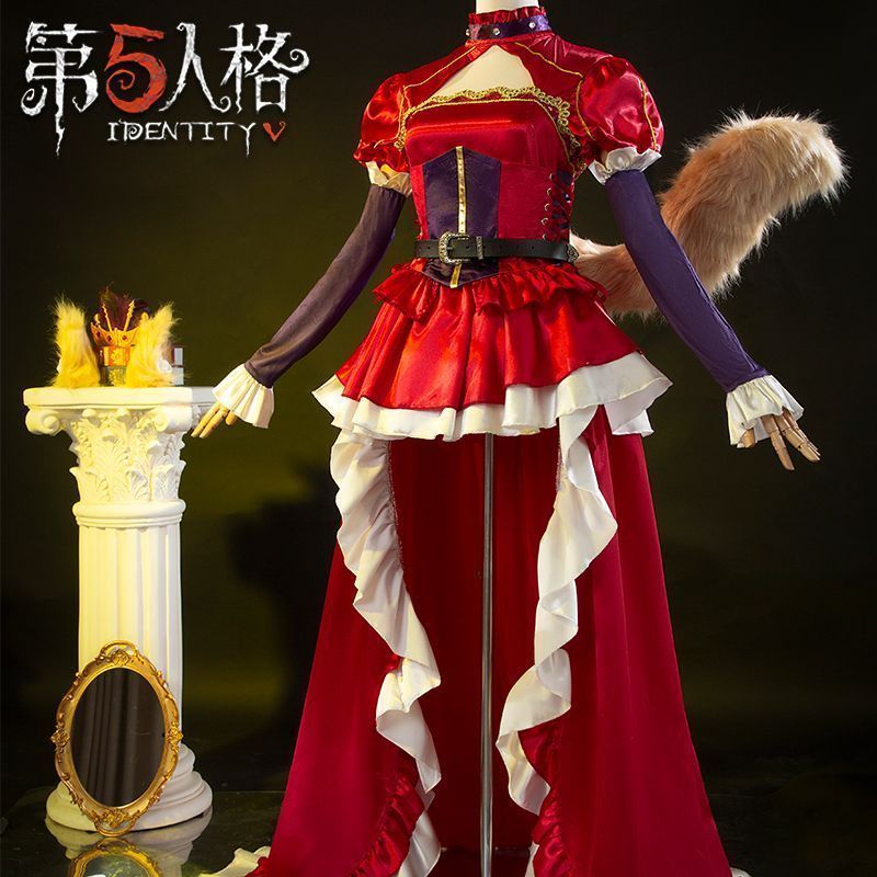 完全再現 第五人格 レッドクイーン 女大公 コスチューム フルセット 監視者 スキン コスプレ 衣装 仮装 イベント 撮影会用