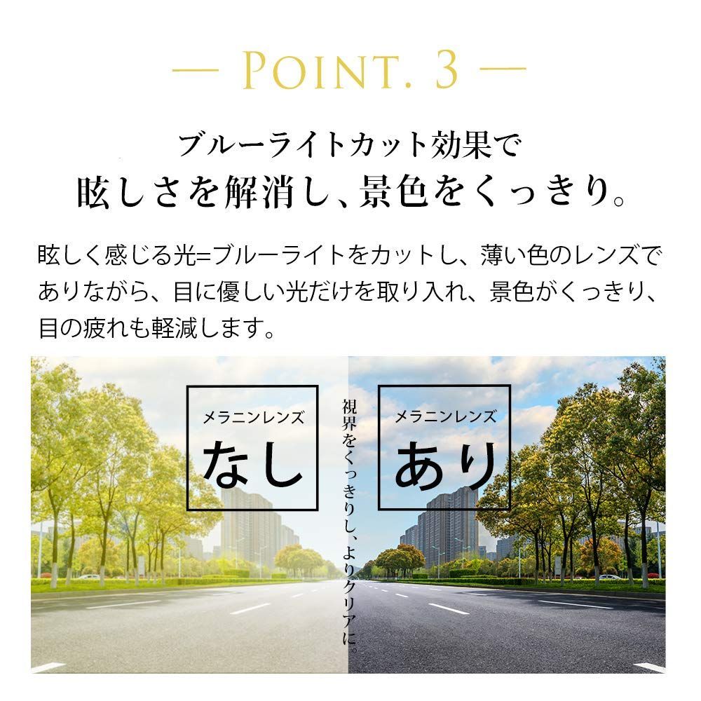 メラニンサングラス