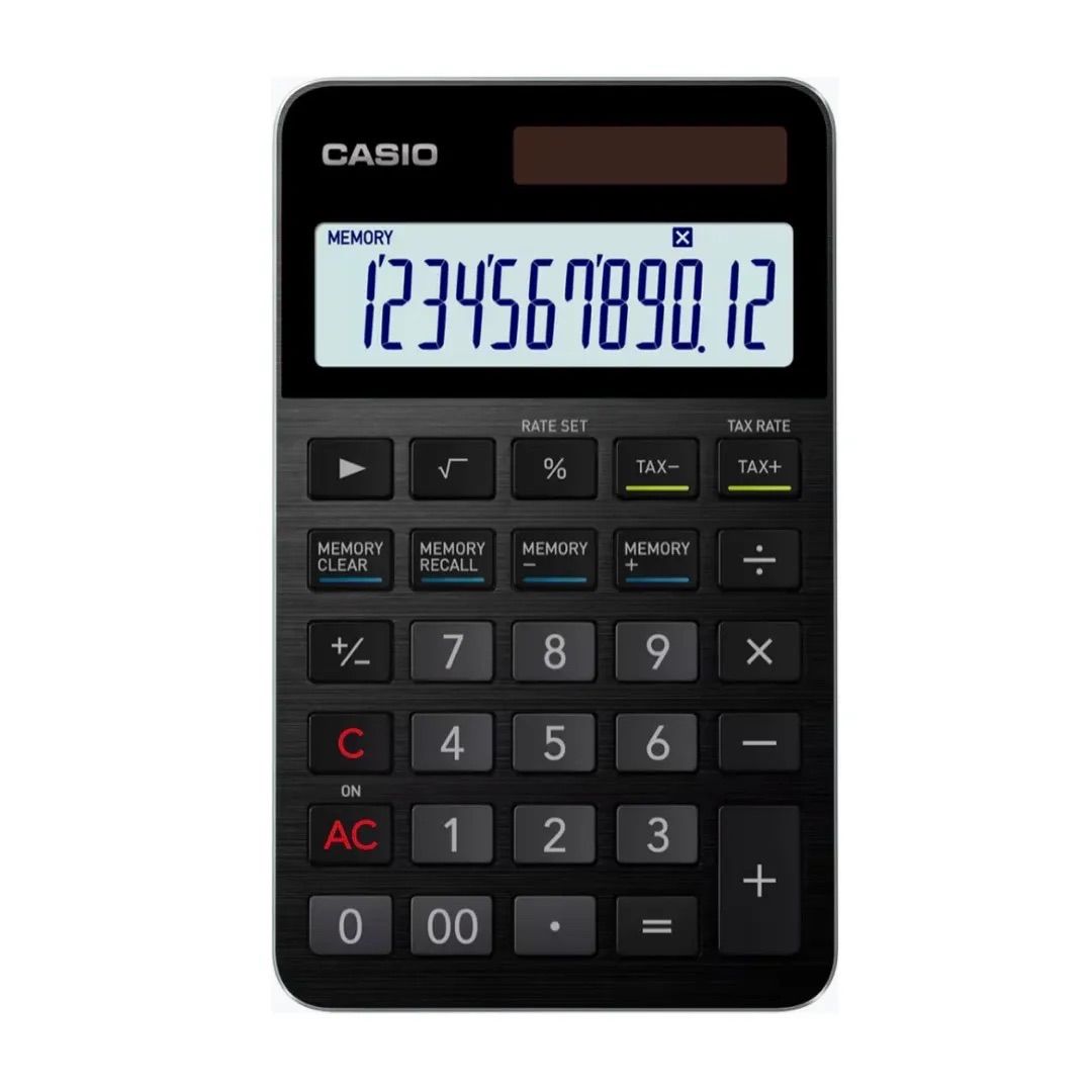 CASIO カシオ の電卓 電卓 電卓 ブラック S100NB-BK