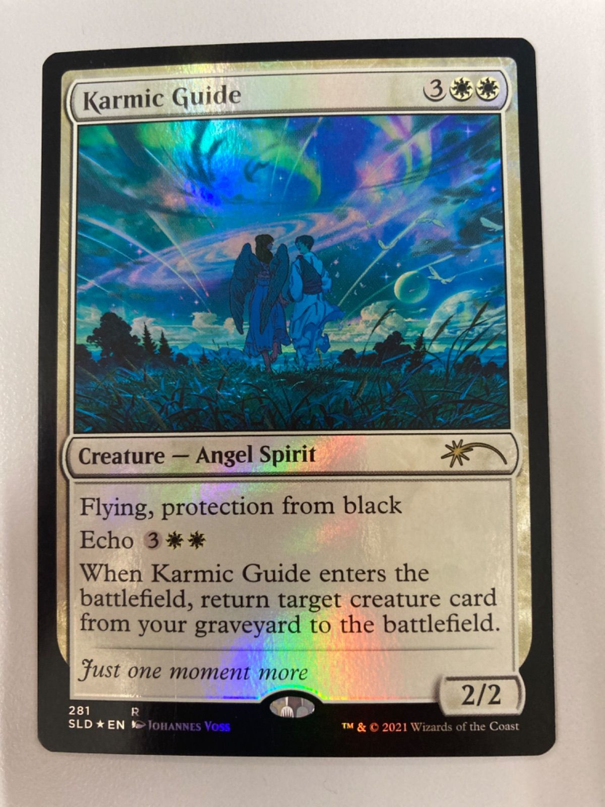 限時セール MTG 霊体の先達/Karmic Guide【Foil】 傷あり