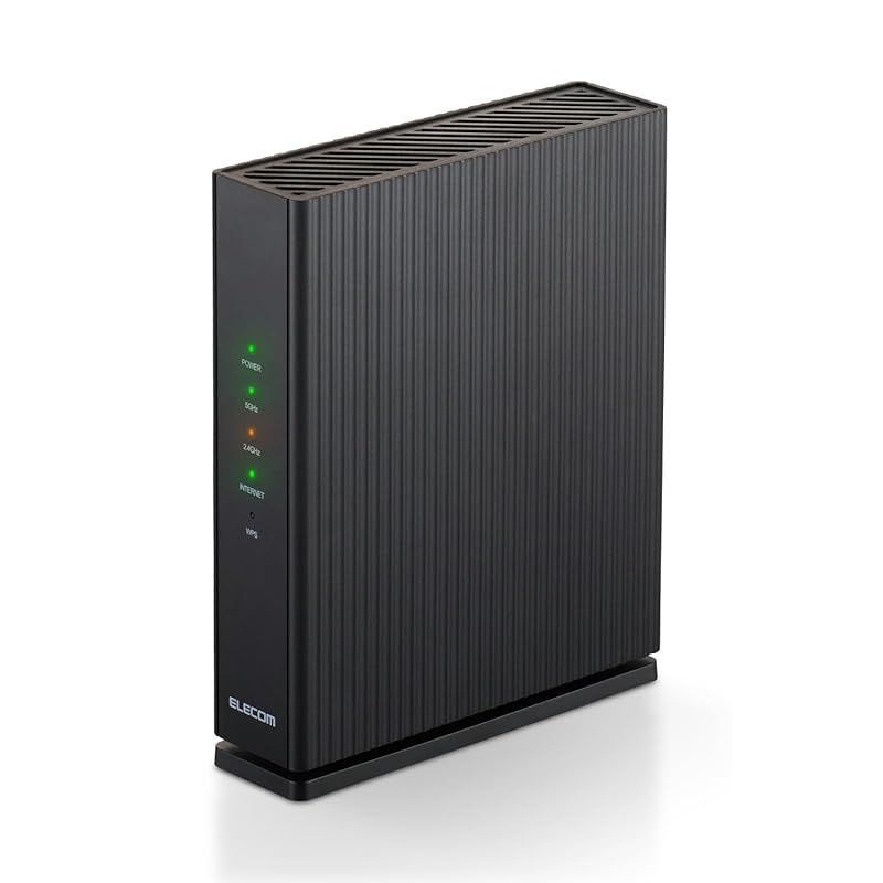 エレコム WiFi ルーター 無線LAN 1201＋574Mbps 11ax 有線Giga IPv6(IPoE)対応 WRC-W601-B 1