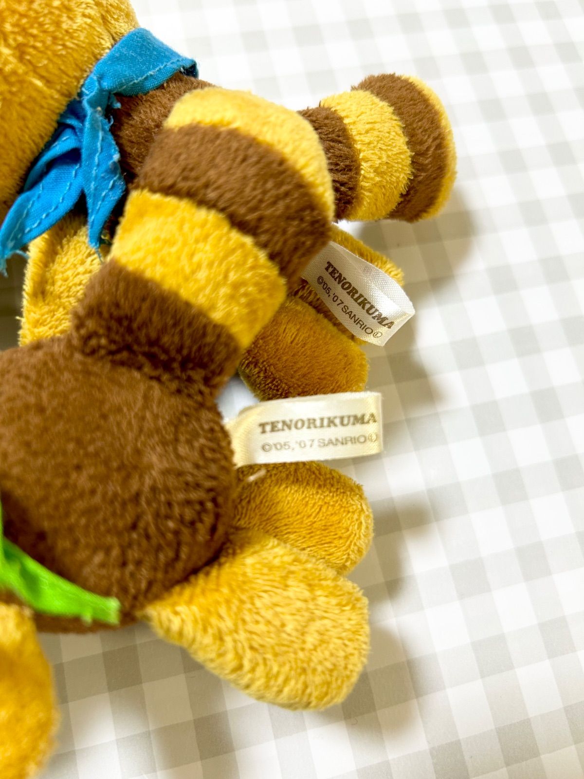 てのりくま フラッペくん マキアートくん ぬいぐるみ セット チェック キャップ てのりくま ぬいぐるみ 2体セット フラッペくん マキアートくん
