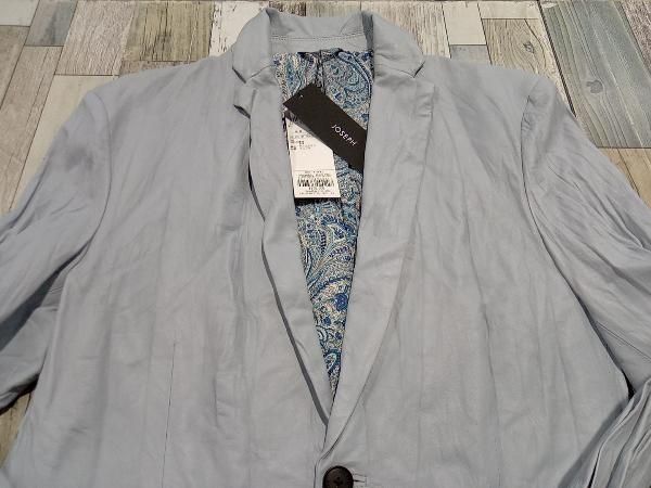 美品 JOSEPH ABBOUD ラムレザー テーラードジャケット ブラック