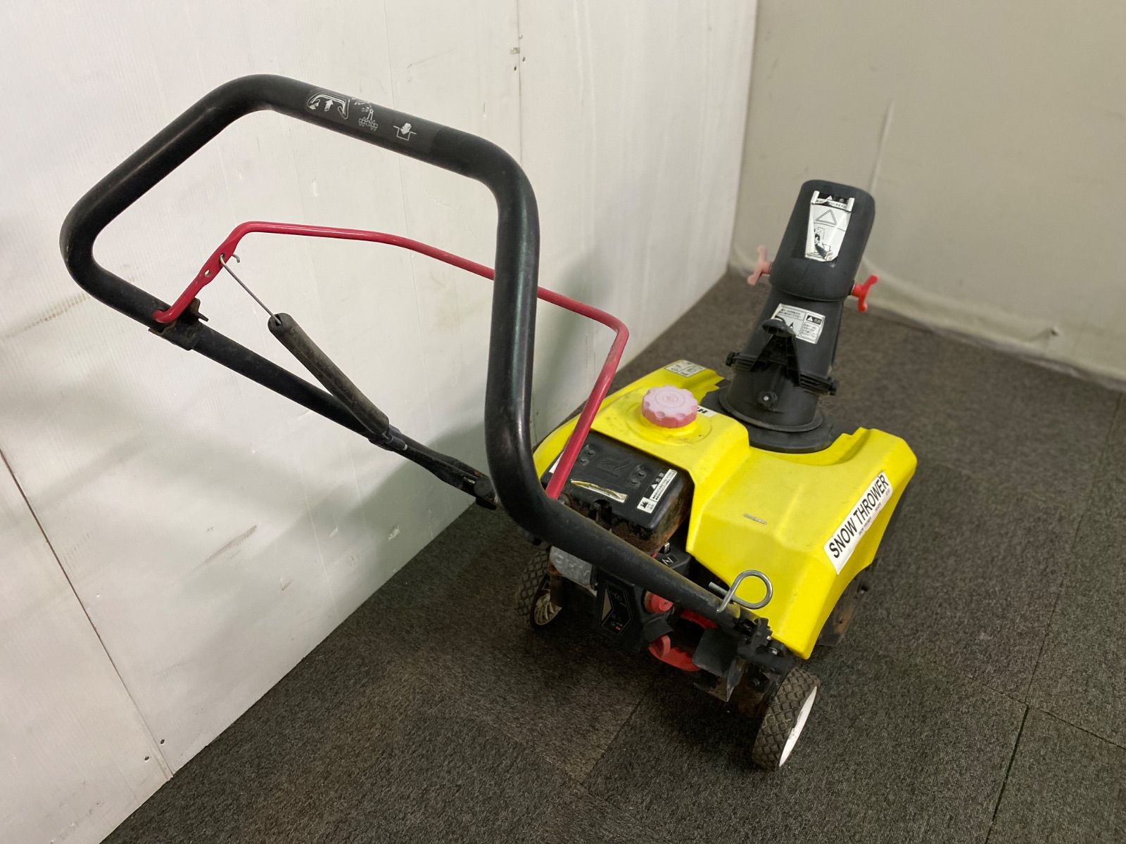 除雪機 HAIGE SNOW THROWER 雪飛ばし 雪かき エンジン式 動作未確認 