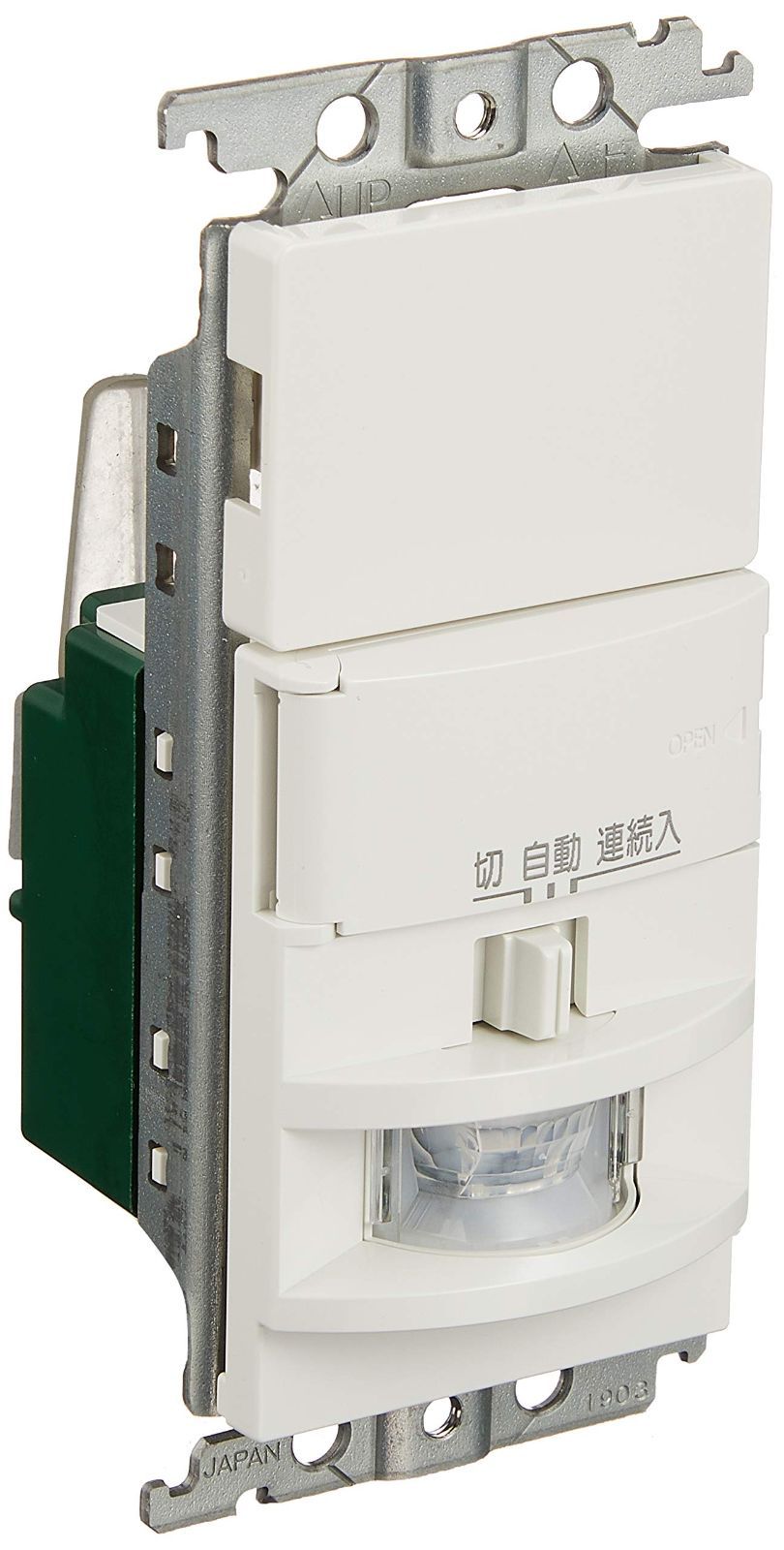 パナソニック Panasonic 壁取付熱線センサ付自動スイッチ ホワイト WTK1811WK