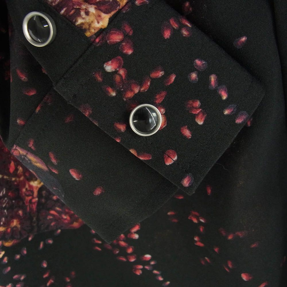 SHAREEF シャリーフ ZAKURO PATTEN L/S SHIRTS ザクロ プリント