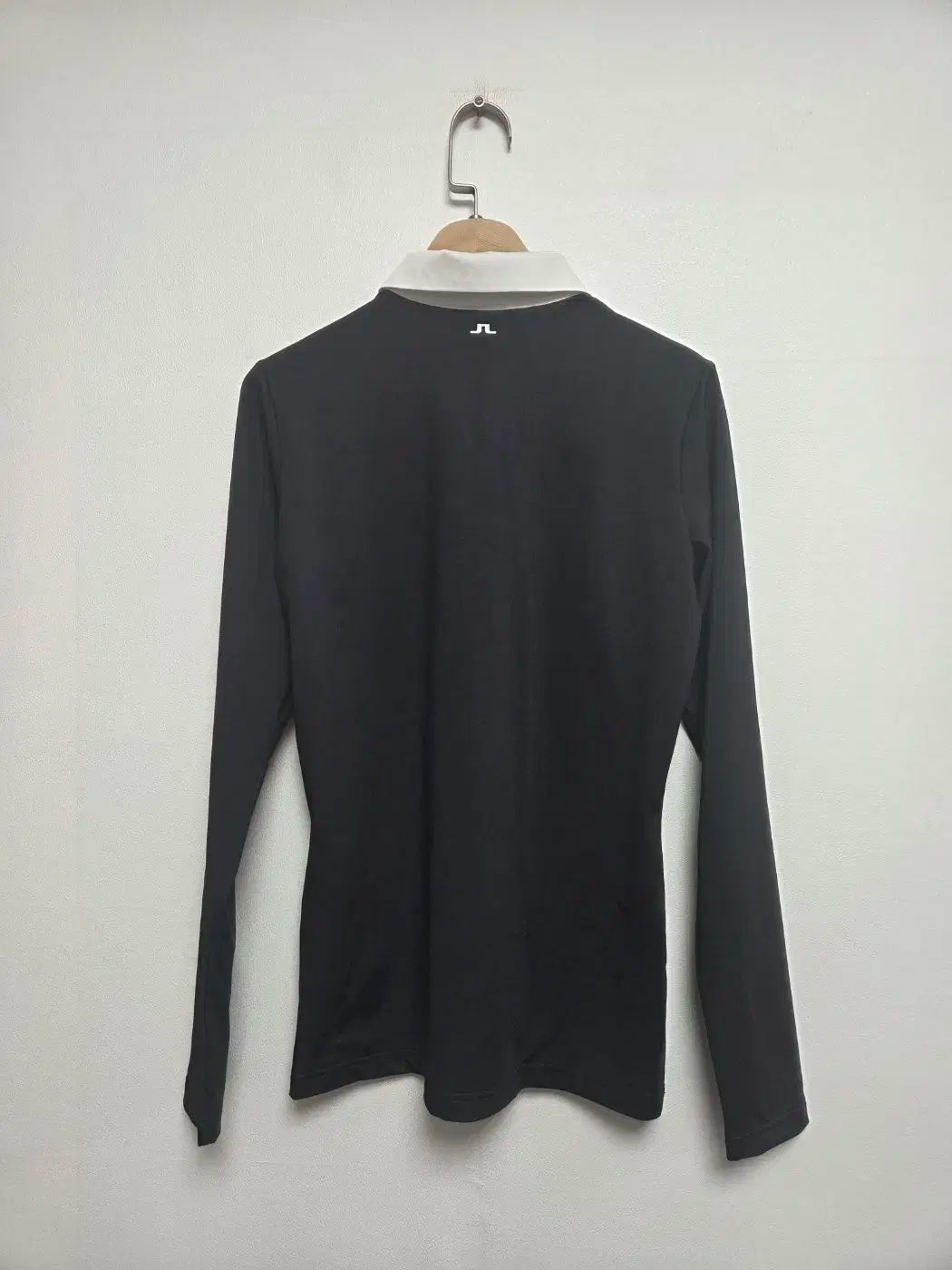 J.LINDEBERG J.リンドバーグ レディース ゴルフ 長袖 Tシャツ ブラック-白 S