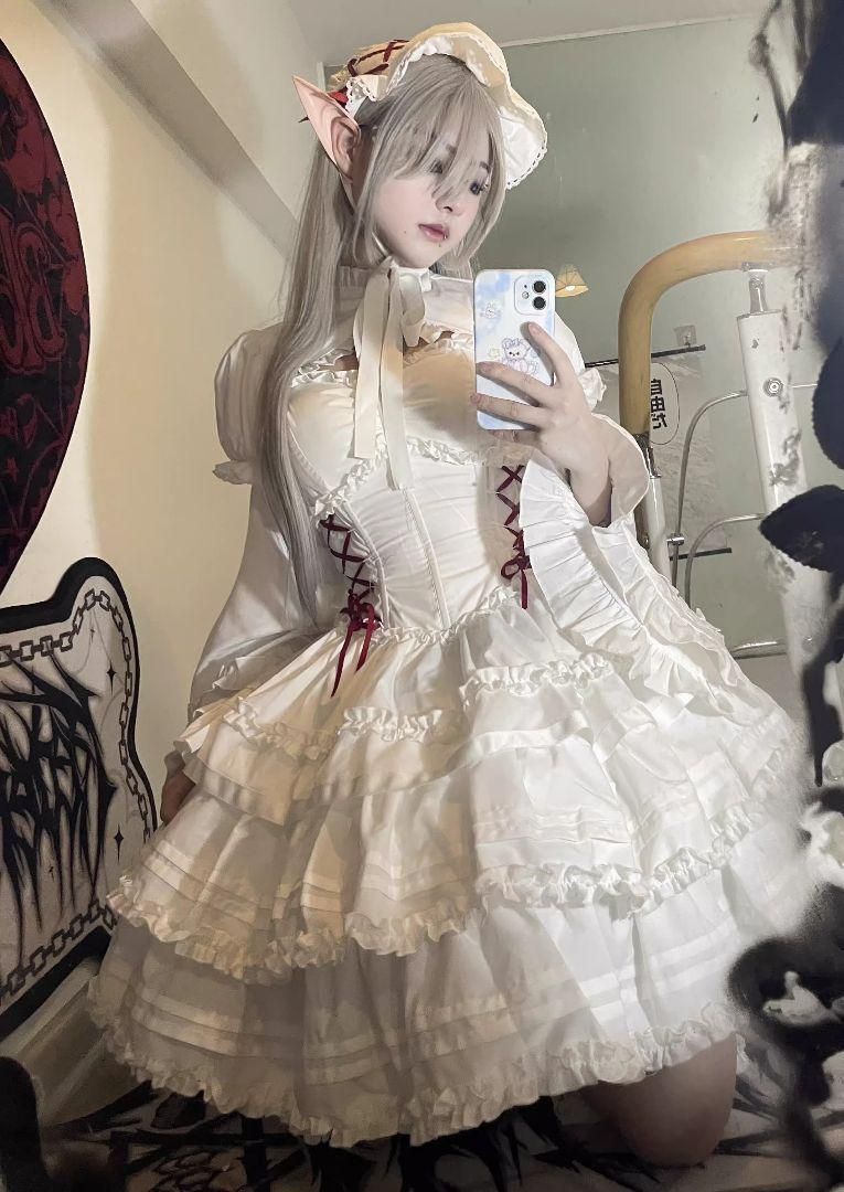 LT-74 豪華姫系 lolita 可愛 レトロ風 オリジナル 洋服 ロリータ ワンピース 美しい刺繍