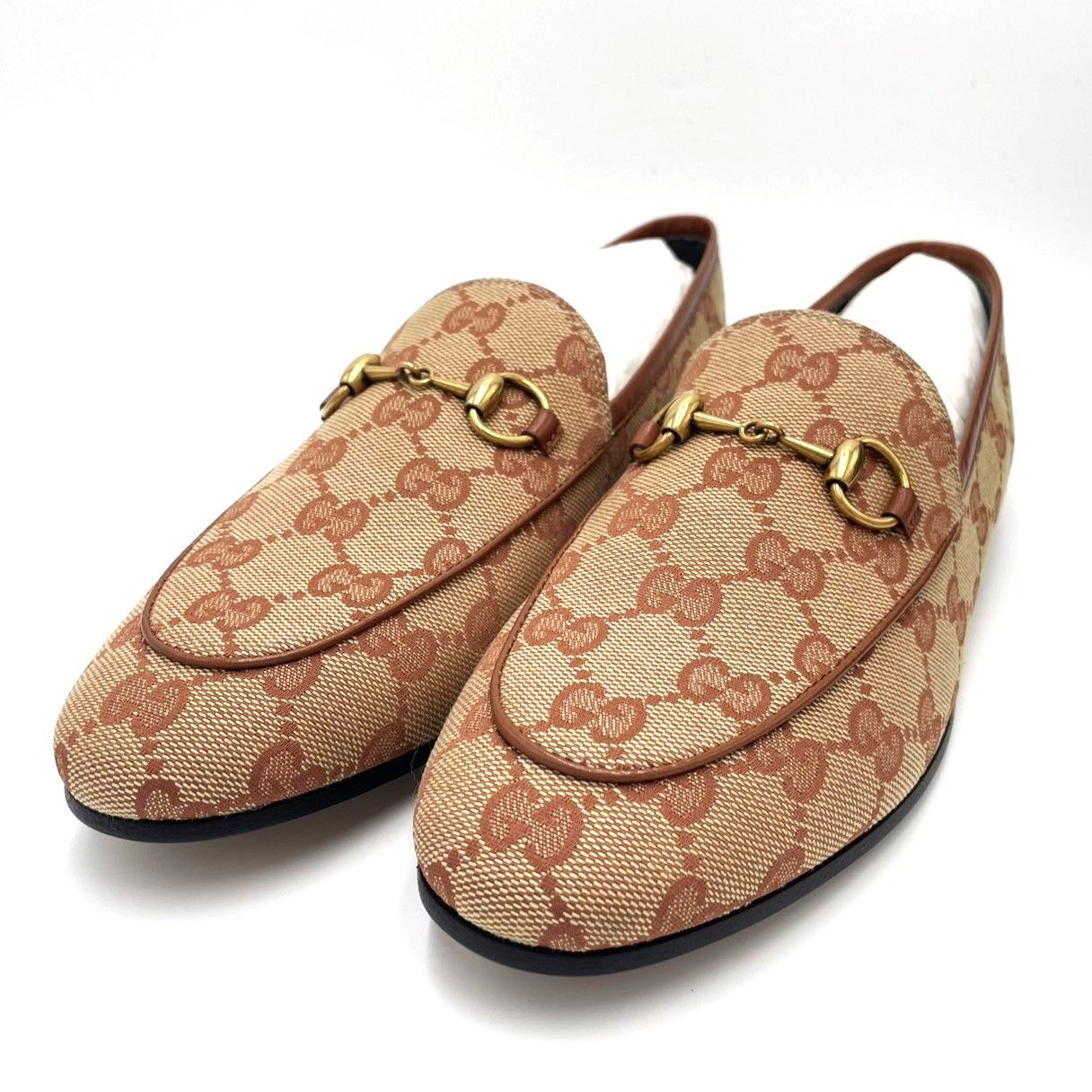 K434】最終値下げ/GUCCI (グッチ)/ GGキャンバス/ホースビット 