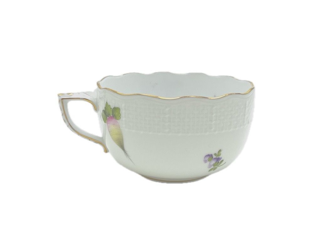 ▽Herend ヘレンド カップ&ソーサー フルーツ＆フラワーバスケット