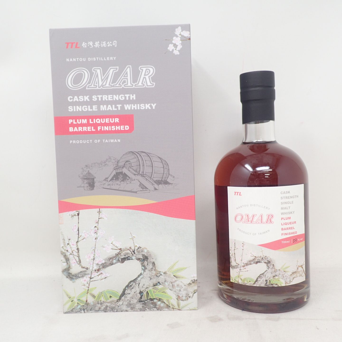 OMAR Cask Strength シングルモルトウイスキー 700ml オマー カスクストレングス シェリータイプ シングルモルト