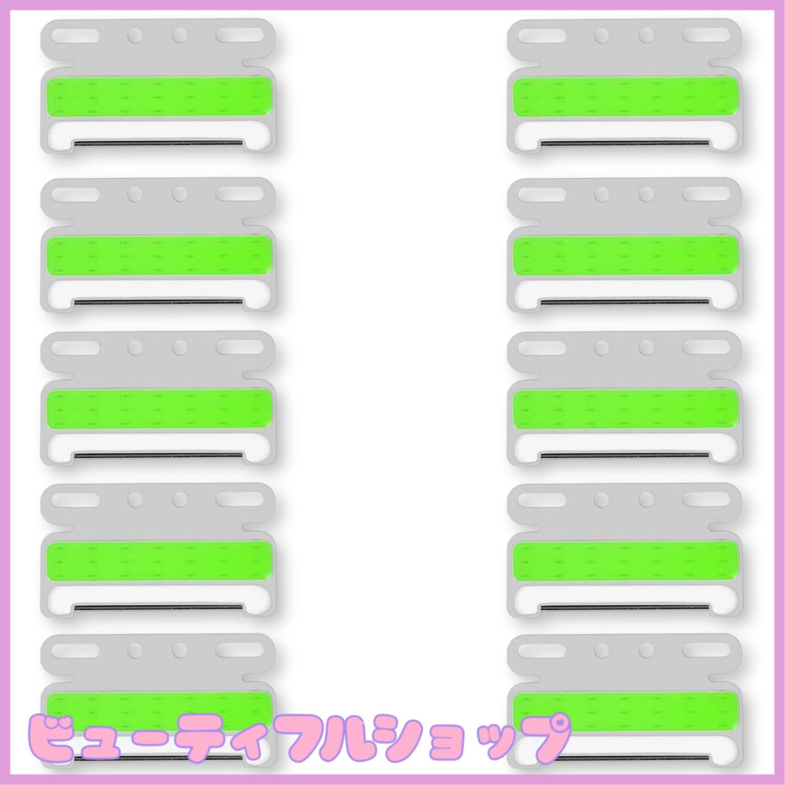 【特価】Lezalic サイドマーカー LED 24V 薄型 路肩灯 車幅灯 ダウン ライト COB ランプ トラック マーカー 防水 (グリーン)