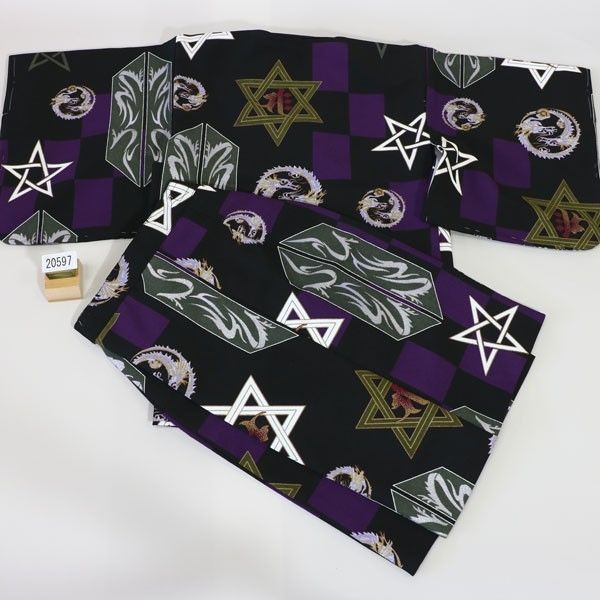 一つ身 二部式 羽織着物セット 男児 ベビー用 NO20597