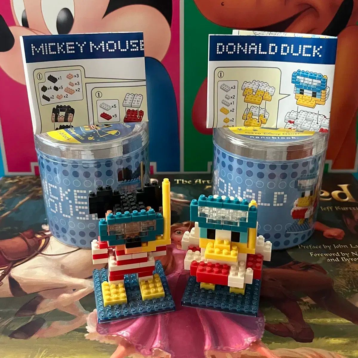 レア) ディズニー ナノブロック ミッキー＆ドナルドダック サマー 限定モデル セット