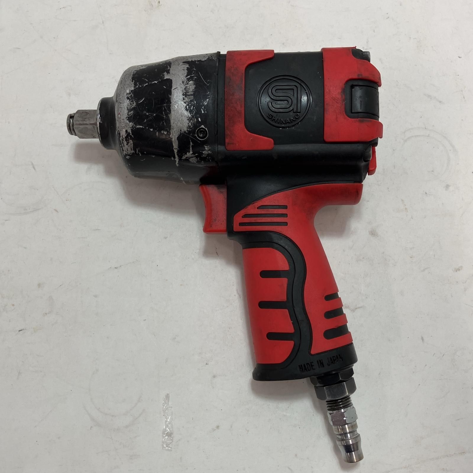 信濃機販 エアインパクトレンチ SI-1600B ULTRA レッド×ブラック 常圧