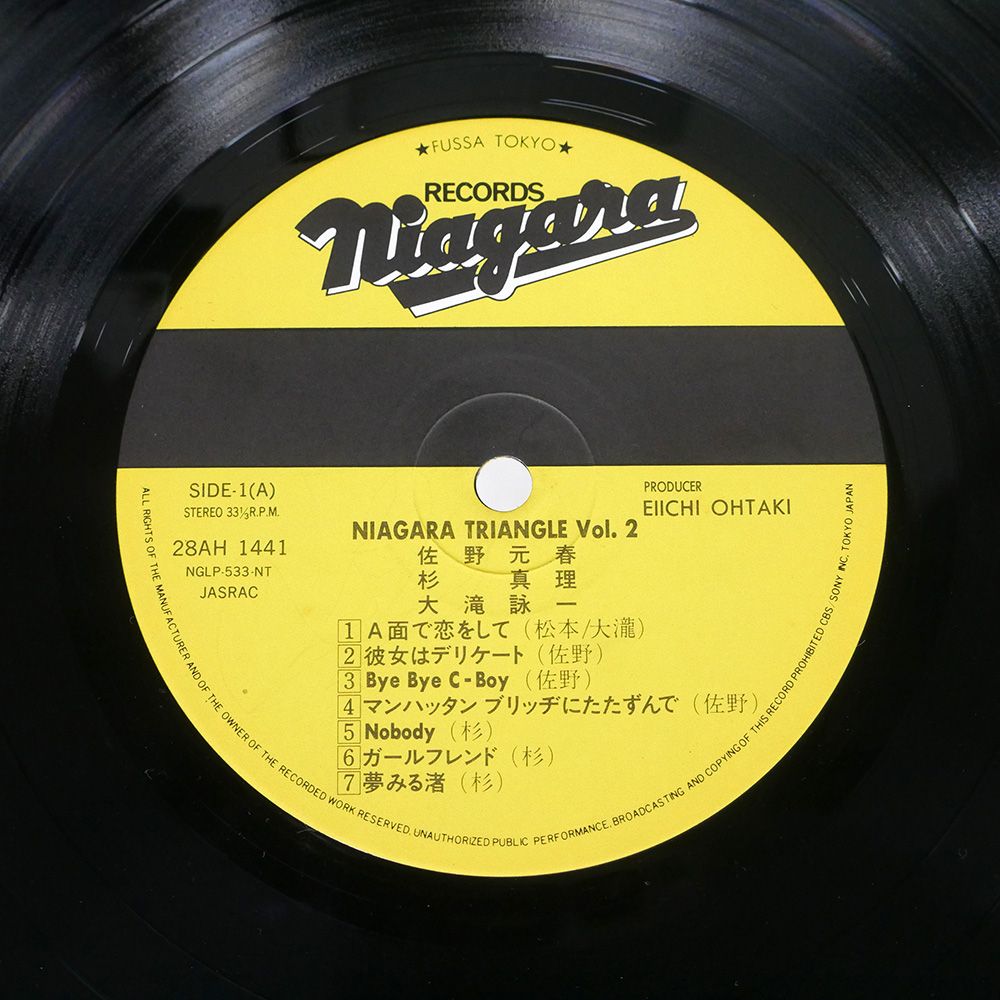 タイヨウホークス 紙ジャケ 5枚組限定盤 LP Eiichi Otaki Niagara Triangle Vol. 2 28AH1441 NIAGARA
