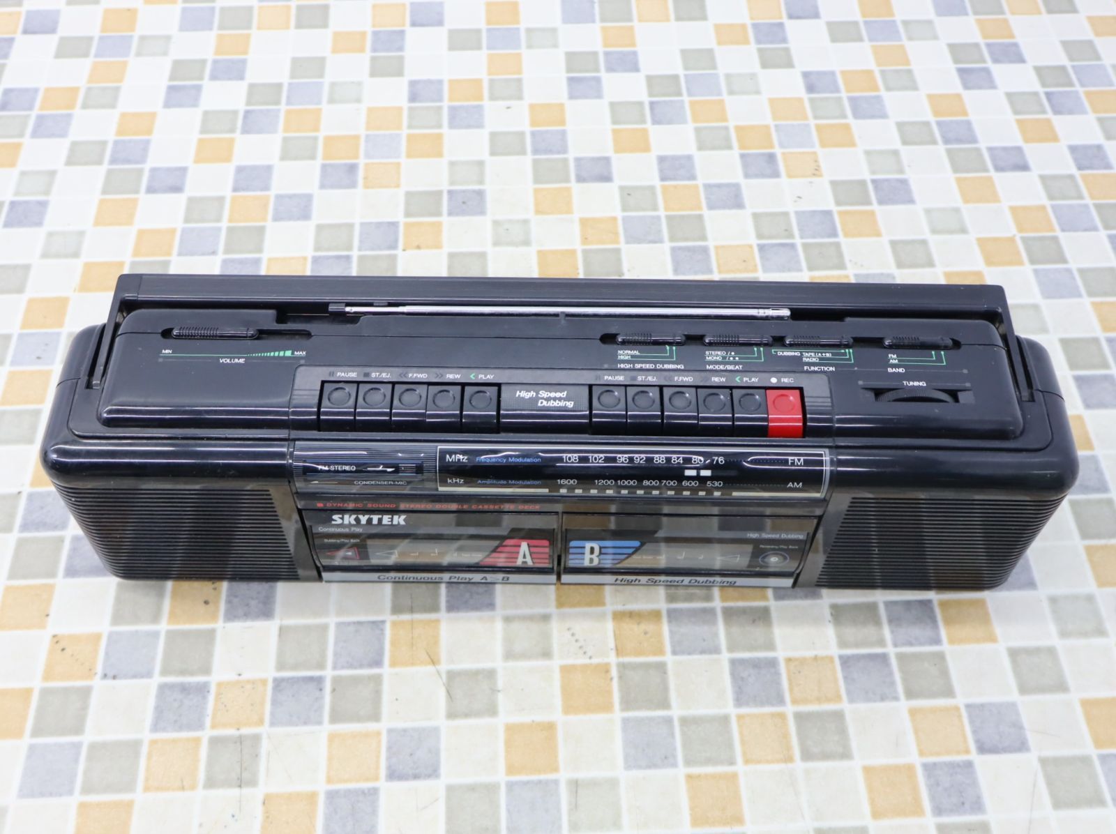 △オーディオ機器 昭和レトロ｜ステレオラジオ ラジカセ｜SKYTEK JC