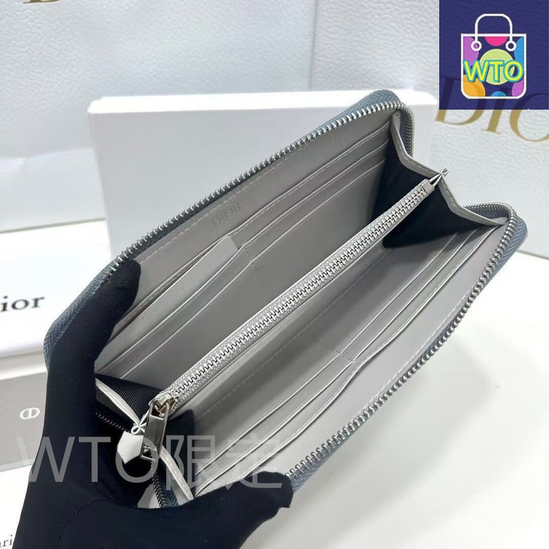 Dior 財布 DIOR | ジップウォレット ディオール オブリーク ジャカード