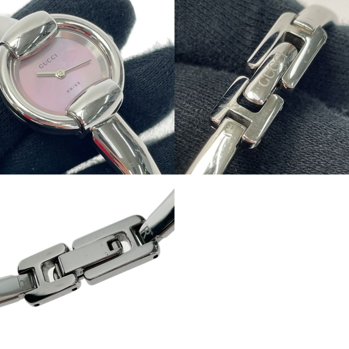 箱付 GUCCI グッチ 1400L シルバー バングル レディース 腕時計 楽天市場】[中古] グッチ 1400L バングルウォッチ クォーツ