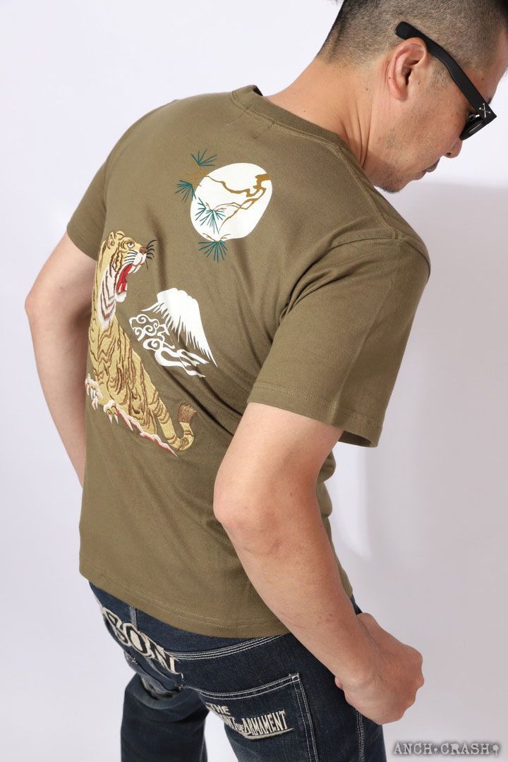 クローズ WORST 坊屋春道モデル 半袖Tシャツ CRST-2201 カーキ CROWS ワースト 刺繍 ANCH CRASH メルカリ