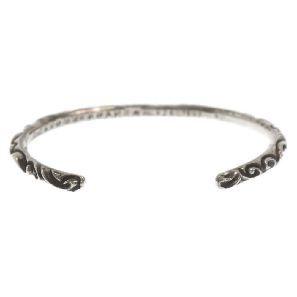 CHROME HEARTS (クロムハーツ) BANGLE SCROLL スクロールバンド シルバーブレスレット