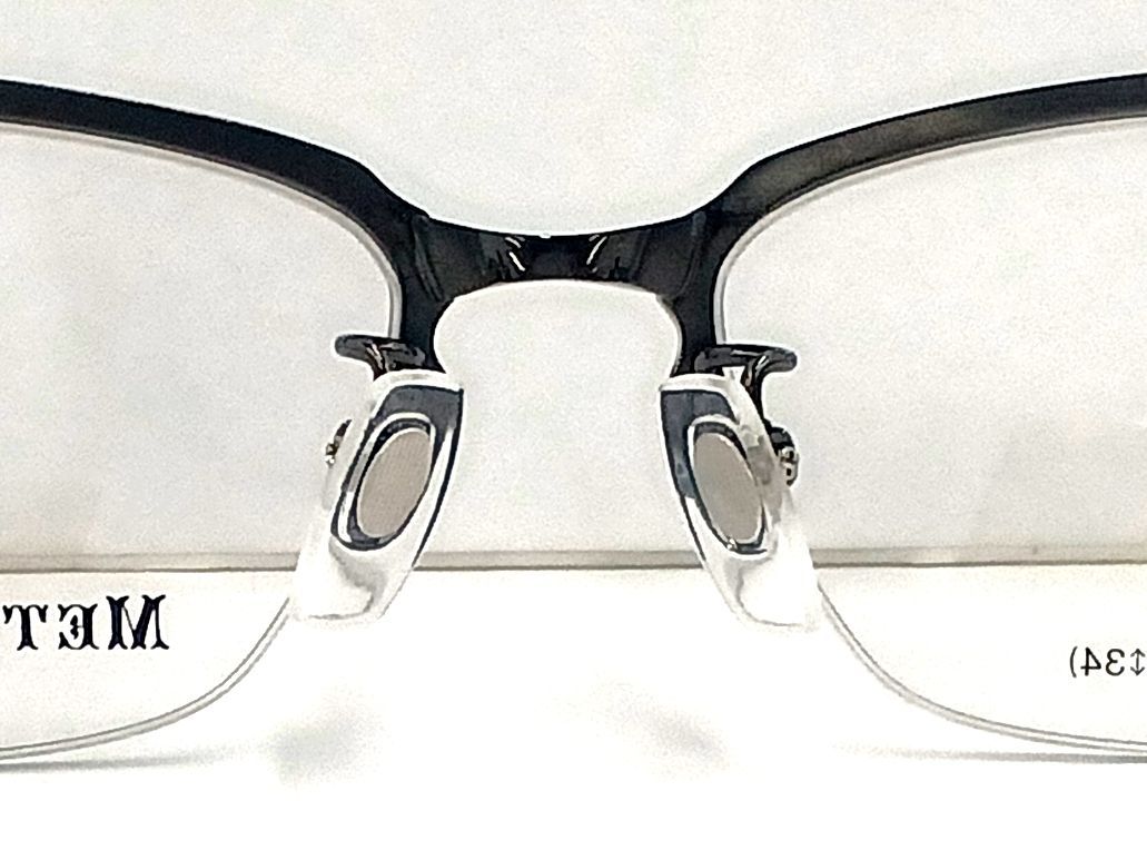 メタルエッジ メガネフレーム ME-1044 ナイロ ル ブラック グレー系