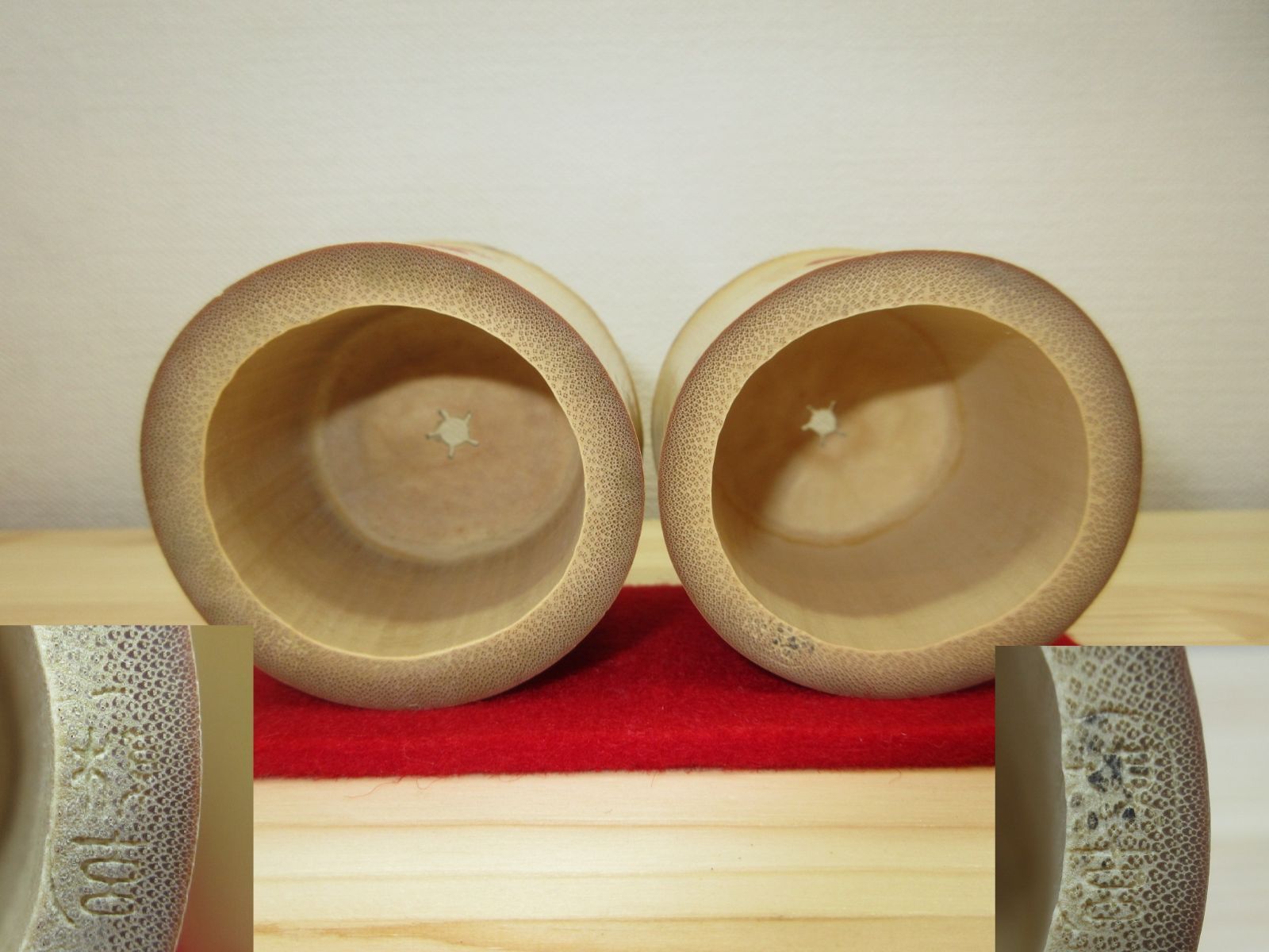 送料込【逢絢亭】茶道具 竹蓋置 一双 藤井誡堂書付 西川楳玄作 共箱入り 逢絢亭 茶道具 竹蓋置 一双 藤井誡堂書付 西川楳玄作 共箱入り