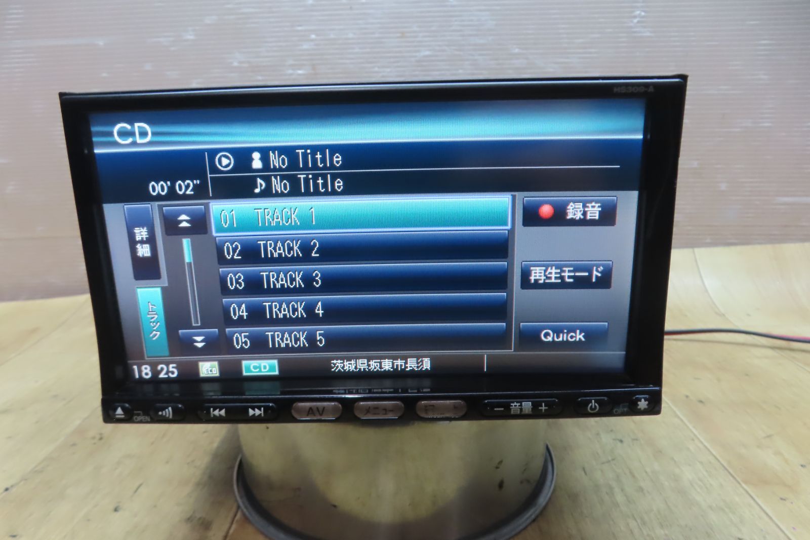 357 作動品 SANYO HS309-A カーナビゲーションシステム 日産純正 HDDナビゲーション HS309-A 357 作動品 SANYO HS309-A カー