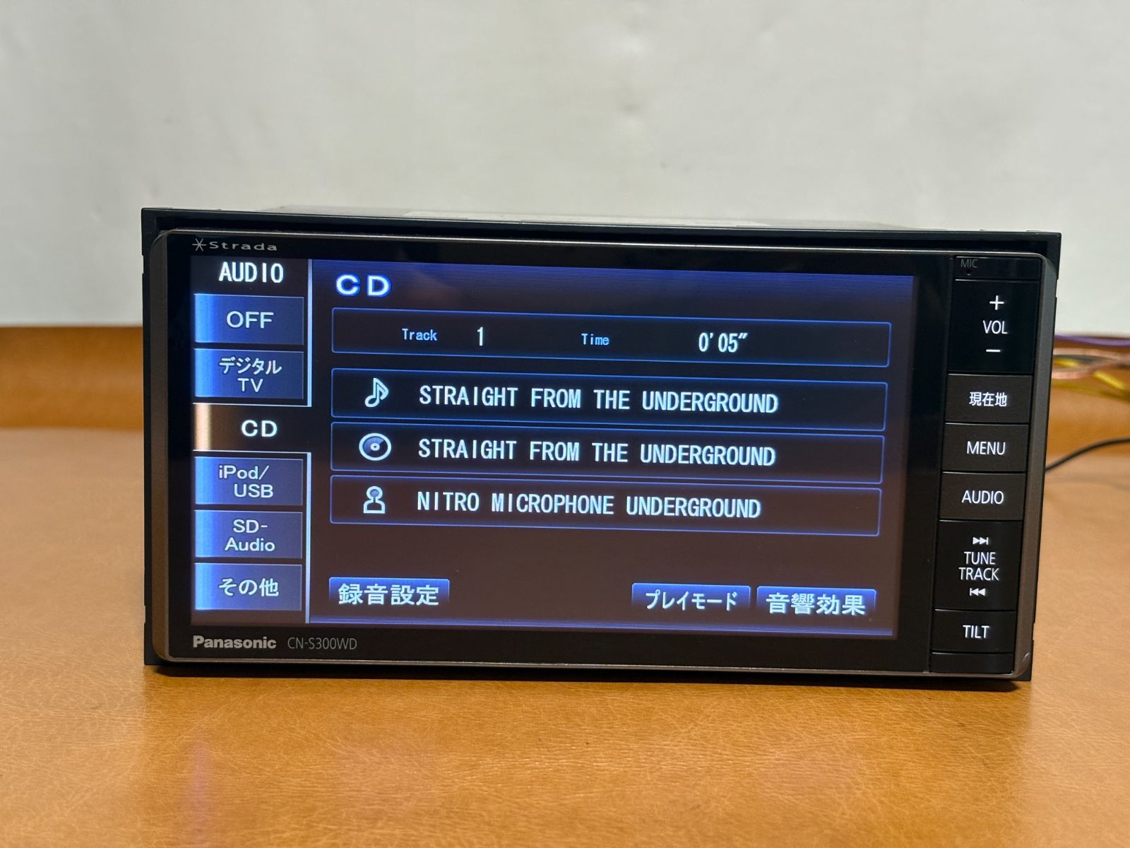 低価，お買い得 119 社外 メモリーナビ Panasonic Strada CN-RA03D