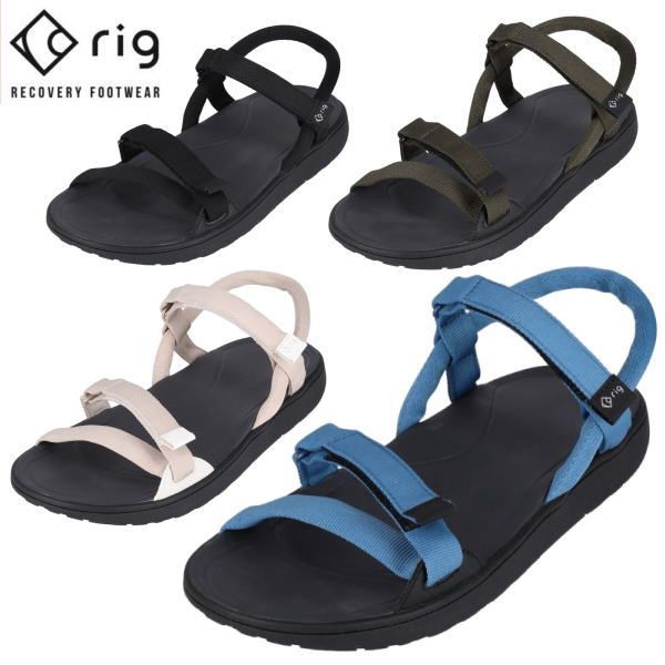 rig リグ 薄型リカバリーサンダル tetiva テチーバ RG0015 ユニセックス 衝撃吸収 薄手 高い携帯性 スポーツサンダル シャワーサンダル メンズ レディース リカバリー ランニング ヨガ トレラン スポーツ ビーチ 快適サンダル 歩きやすい