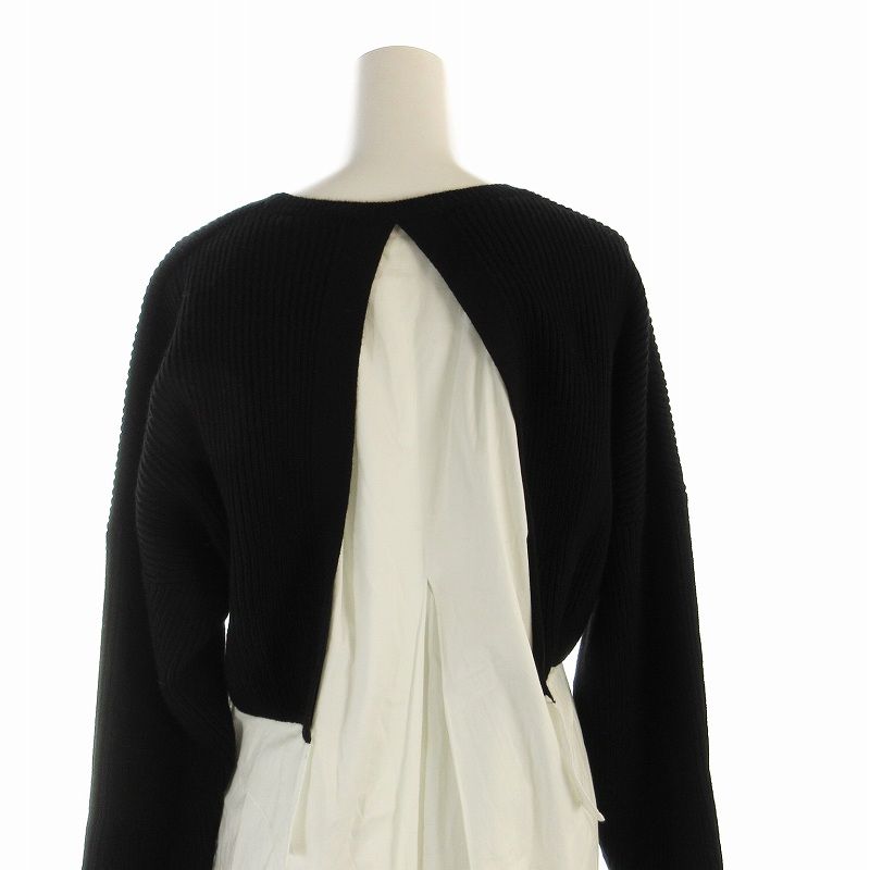 エンフォルド ENFOLD Firm Wool Combination DRESS ワンピース ロング