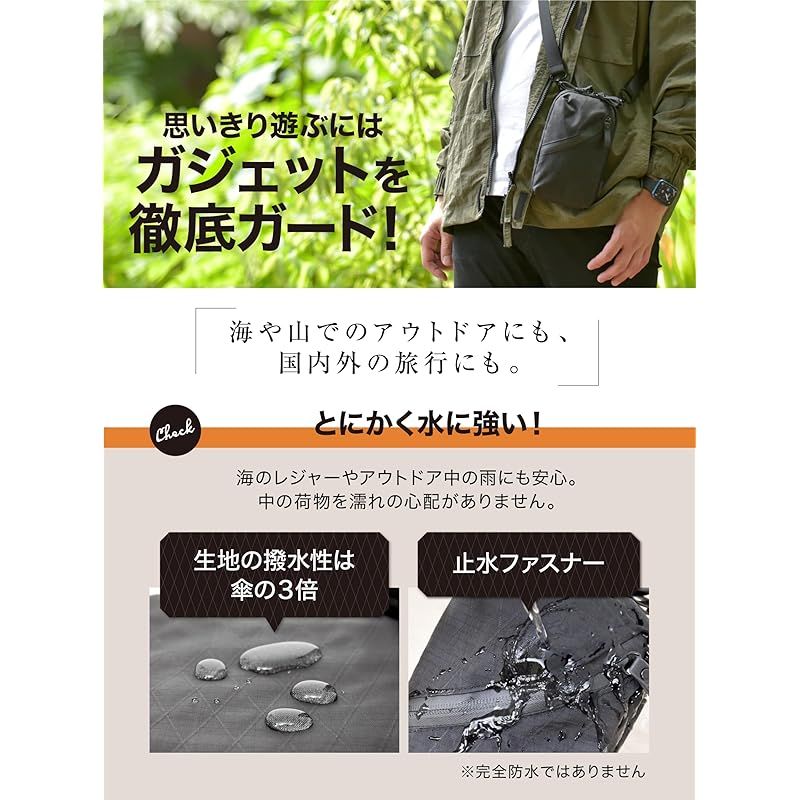 GRINER] 【MonoMax掲載】 Zpac スマホポーチ スキミング防止 撥水