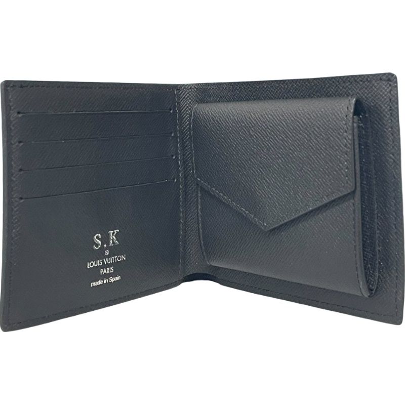 ★RFID付★ルイヴィトン マルコNM モノグラム エクリプス 二つ折り財布 黒 ルイヴィトン 財布 LOUIS VUITTON M62545 モノグラム