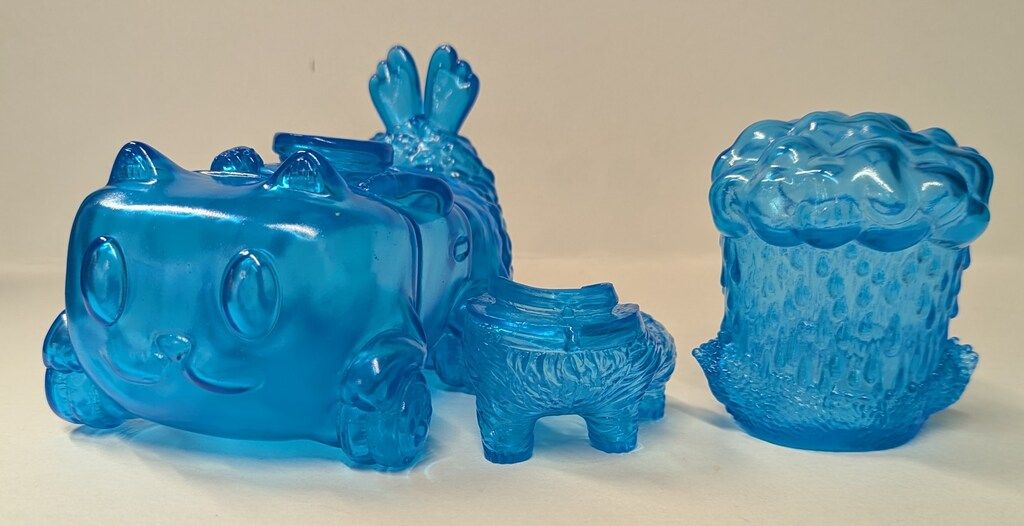 もうこやま エビテンネコカー クリアブルー成型/未塗装 - メルカリ