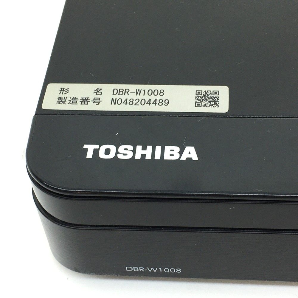 □TOSHIBA 東芝 DBR-W1008 REGZAブルーレイレコーダー 1TB リモコン 