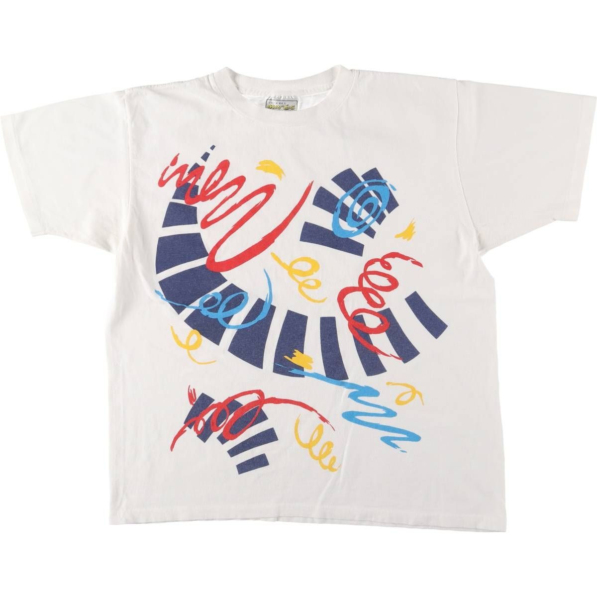 古着 80年代 JACQUES MORET アートTシャツ メンズM相当 ヴィンテージ|eaa546468