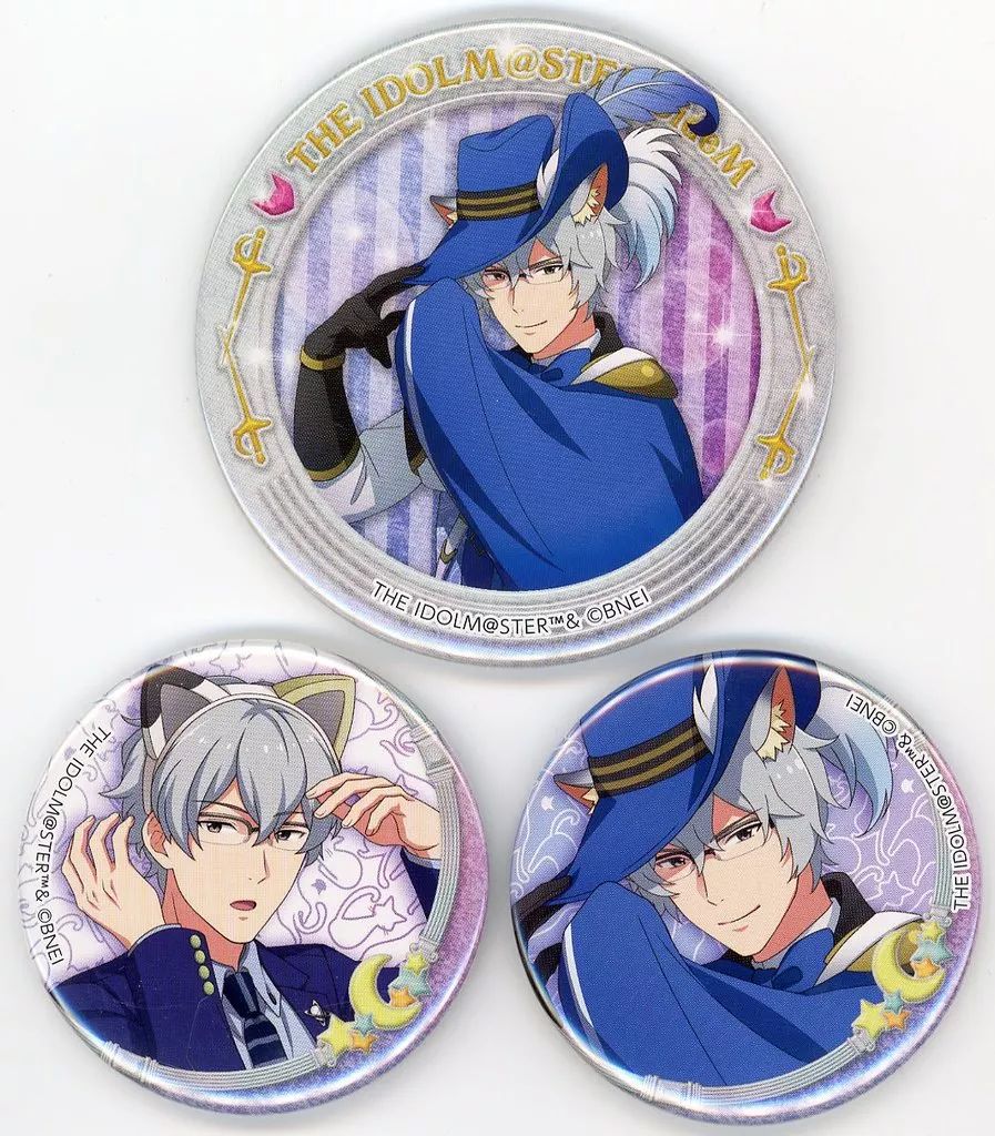 中古】バッジ・ビンズ 硲道夫 缶バッジセット 「アイドルマスター