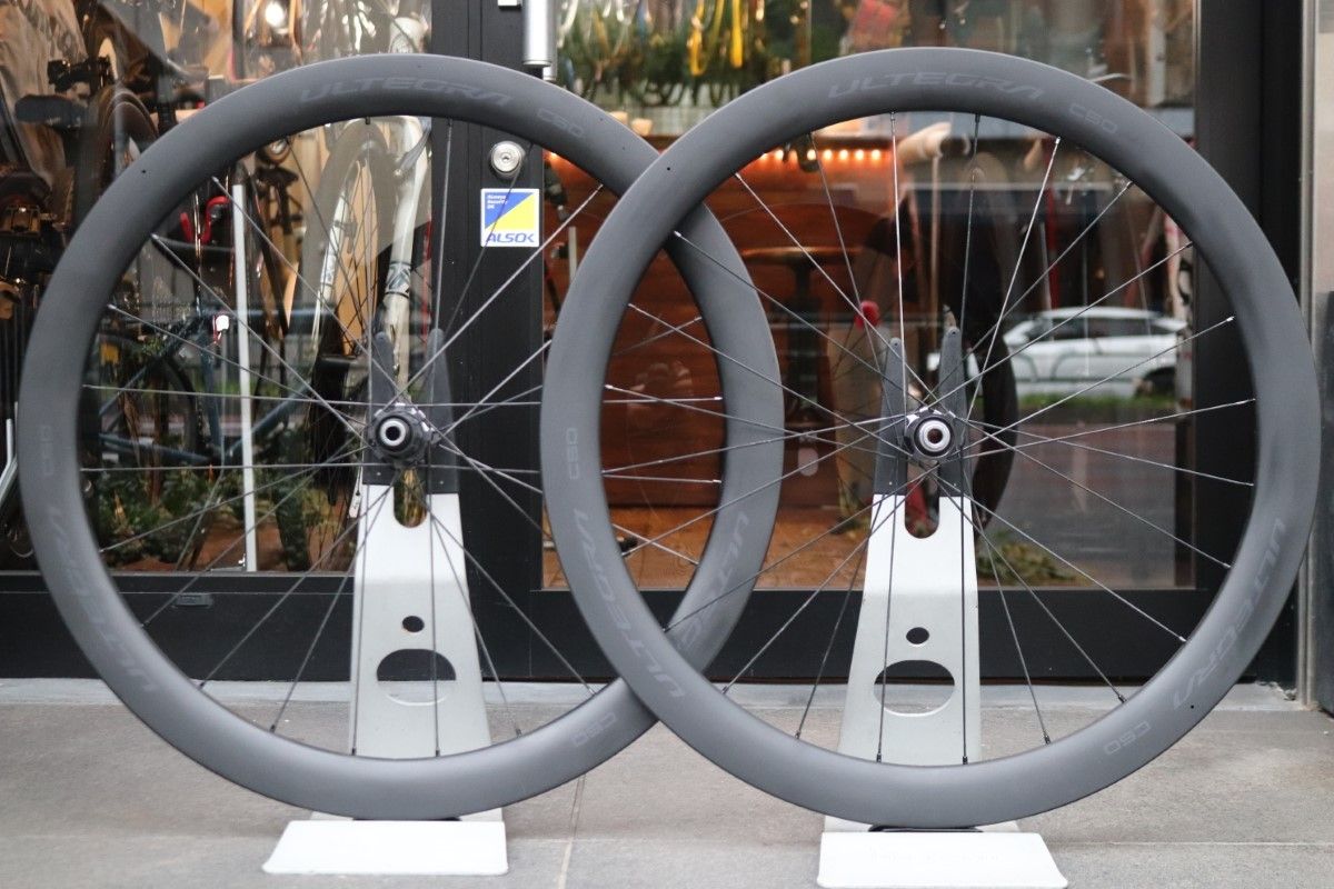シマノ SHIMANO アルテグラ ULTEGRA WH-R8170 C50 TL チューブレス カーボン ホイールセット シマノ12/11S ワイドリム 21C 【南麻布店】