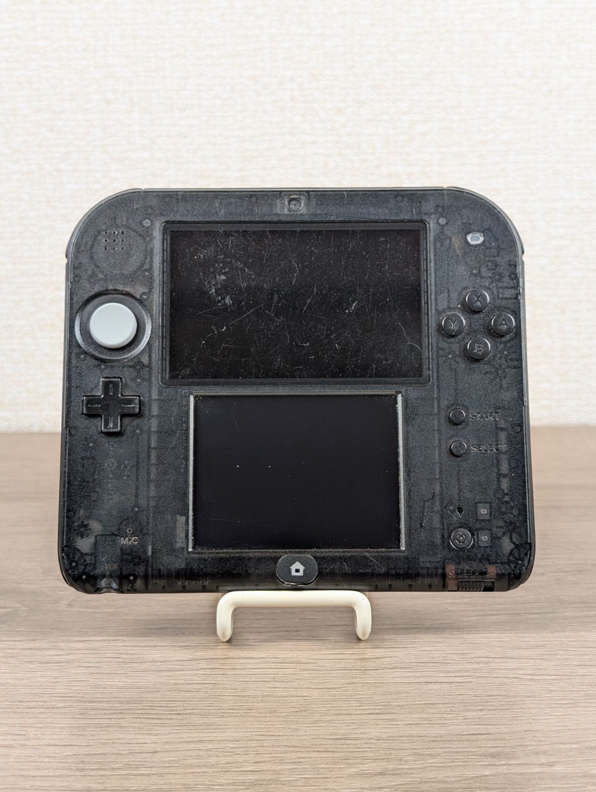 完動品】任天堂 ニンテンドー2DS クリアブラック 本体のみ 動作