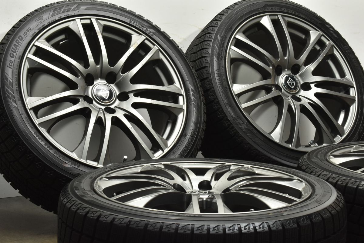 交換用に ヴェルヴァ 18in 8J 45 PCD114.3 ヨコハマ アイスガード iG60 225 45R18 レヴォーグ WRX S4 オデッセイ MAZDA3