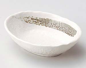 和食器 オ072-528 粉引刷毛目楕円小鉢