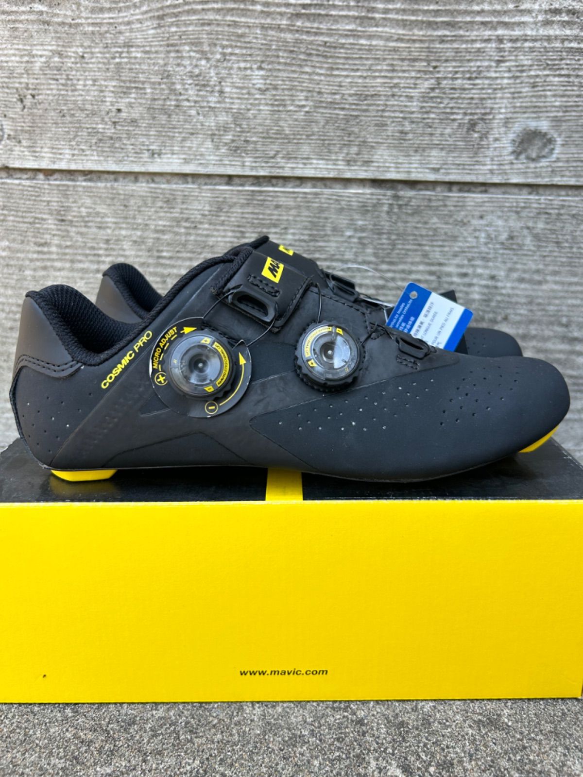 新品未使用】 MAVIC COSMIC PRO マヴィック コスミック シューズ ビンディングシューズ ロードバイク SPDSL 黒 25cm  EUR40 【送料無料】 - メルカリ